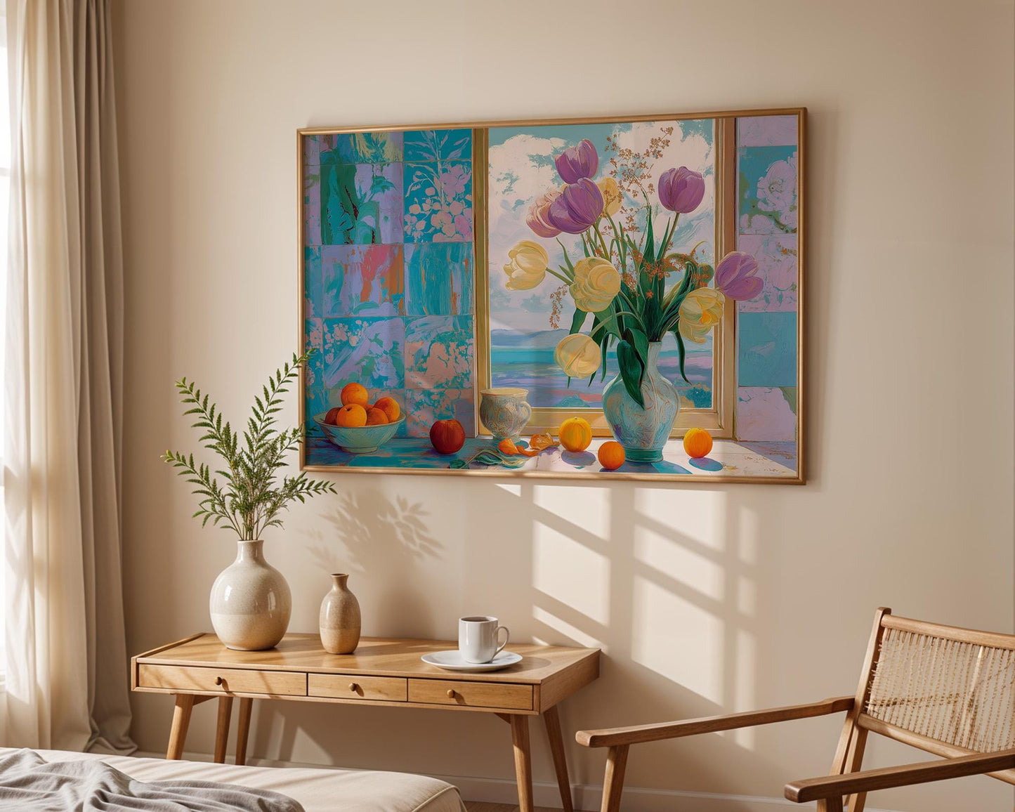 Kitchen Wall Art | Boho Floral Wall Art
