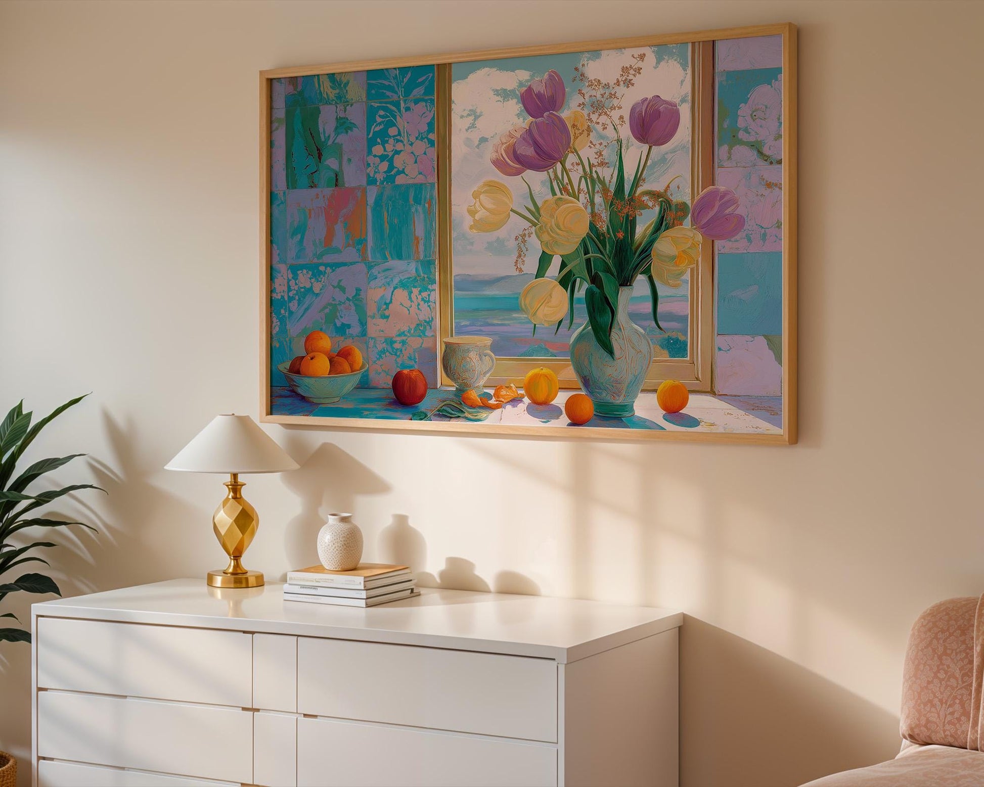 Kitchen Wall Art | Boho Floral Wall Art