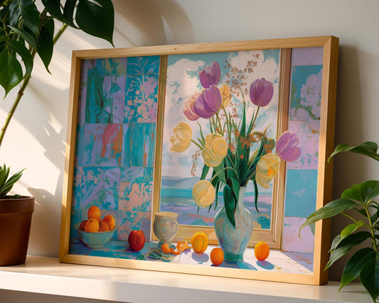 Kitchen Wall Art | Boho Floral Wall Art