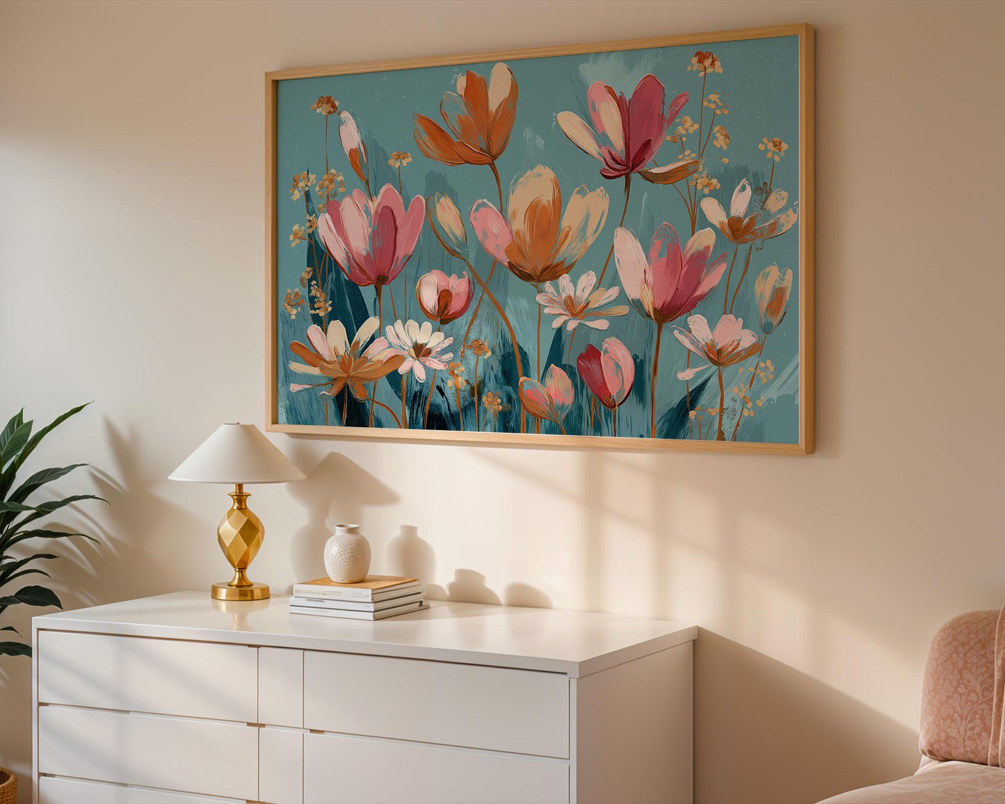 Wildflower Wall Art | Maximalist Floral Print
