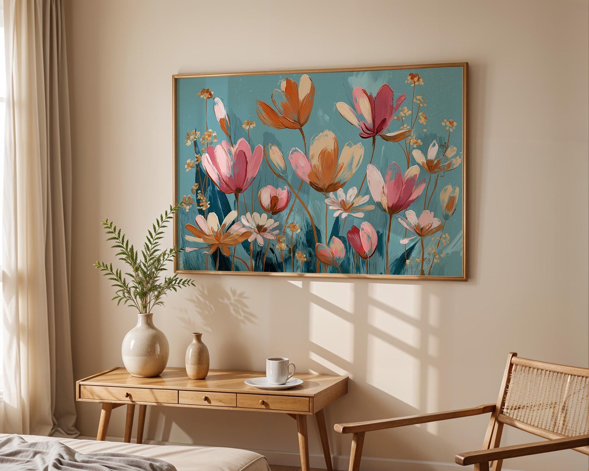 Wildflower Wall Art | Maximalist Floral Print
